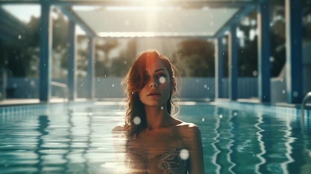 Woman_in_swimming_pool AI generativa