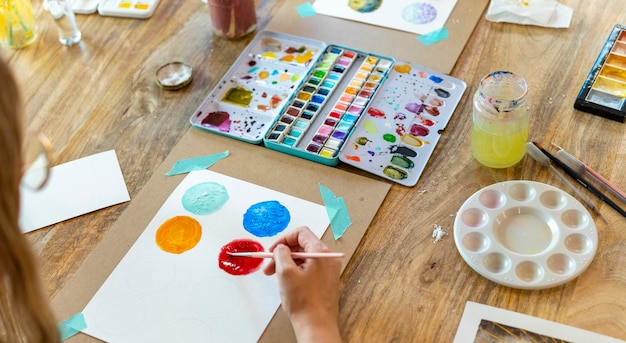 Workshop sull'acquerello Espressioni colorate Donne che evocano emozioni attraverso la pittura ad acquerello guidata