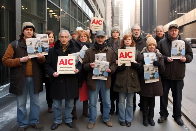 Writers Guild of America East picchetta il quartier generale della ABC