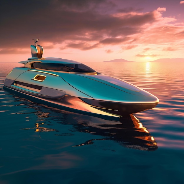 yacht futuristico