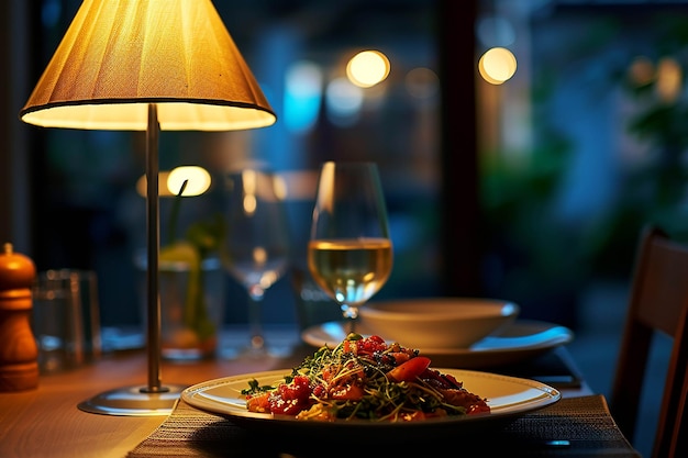 Yammy deliziosa cena generata dall'AI