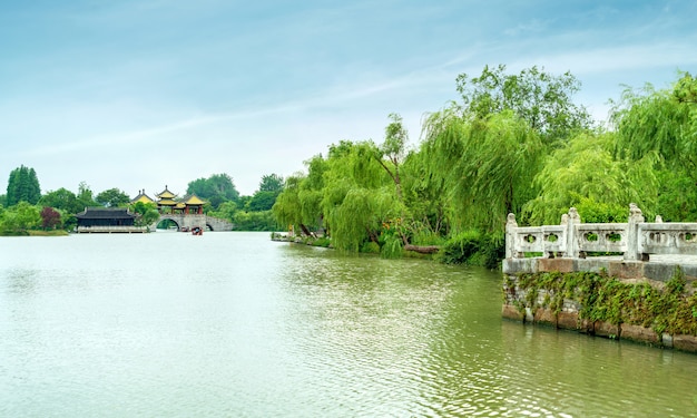 Yangzhou snello West Wuting Bridge