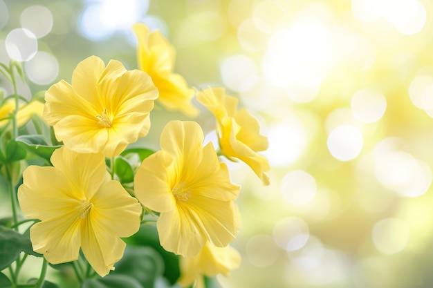 Yellow Geranium HD 8K carta da parati Immagine fotografica