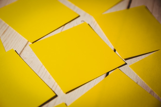 Yellow post its