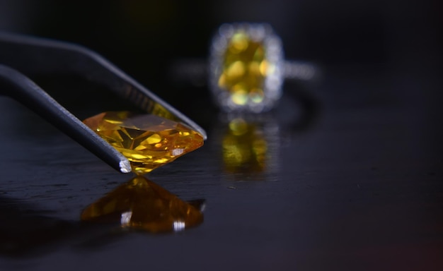 Yellowgems gioielli in zaffiro giallo x9