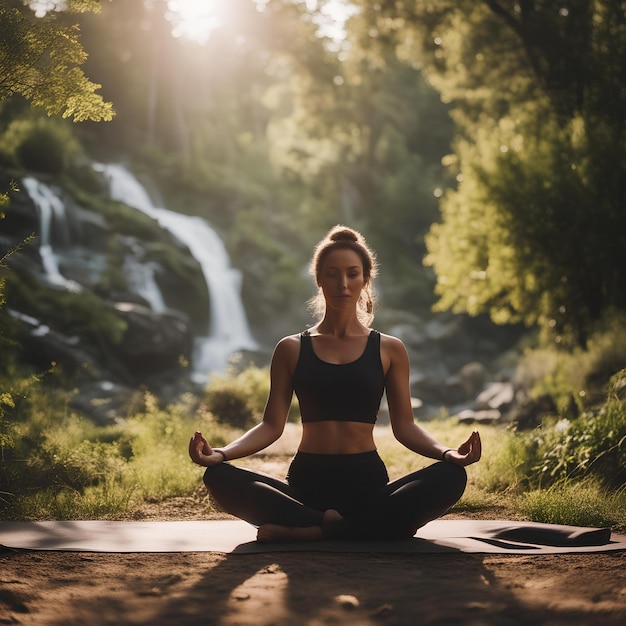 yoga Donne yoga yoga nella natura