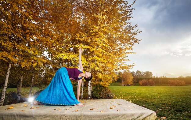 Yoga nel Parco d'Autunno