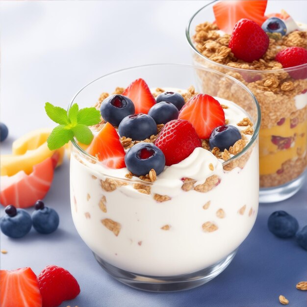 Yogurt Parfait con frutta