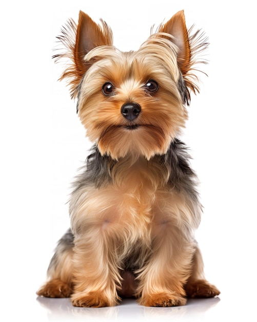 Yorkshire terrier seduto