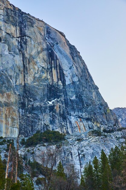 Yosemite El Capitan scogliere ripide e colorate