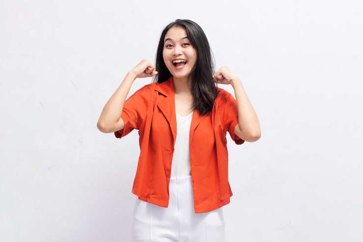 Photo young business woman isolated