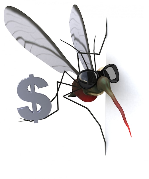 Zanzara - Illustrazione 3D
