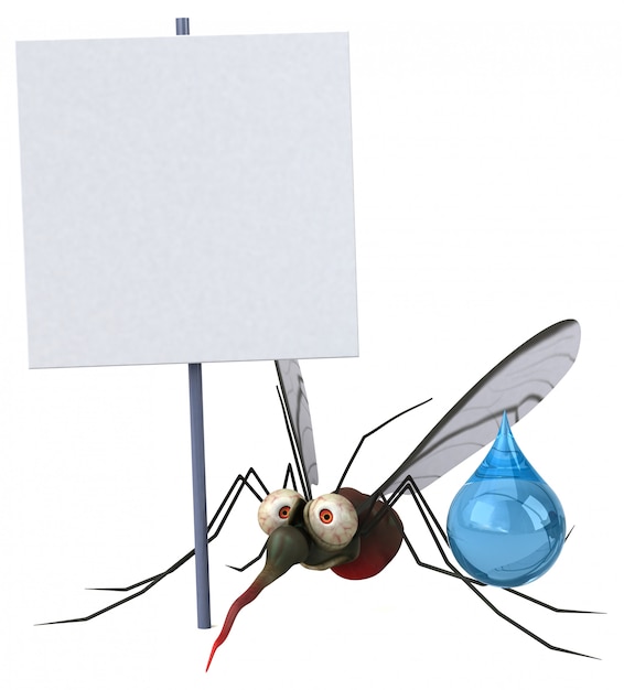 Zanzara - Illustrazione 3D