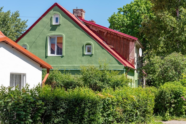 ZELENOGRADSK Russia vista dei vecchi edifici della casa