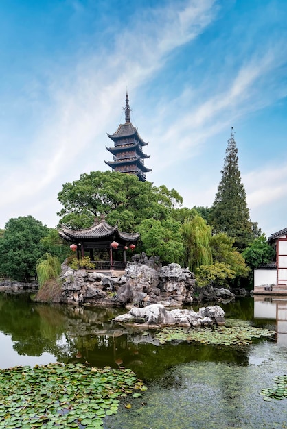 Zhangjiagang Cinese Giardino Paesaggio Street View