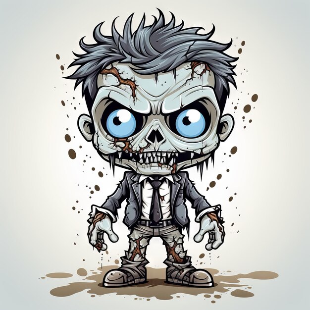 Zombie un disegno artistico illustrativo