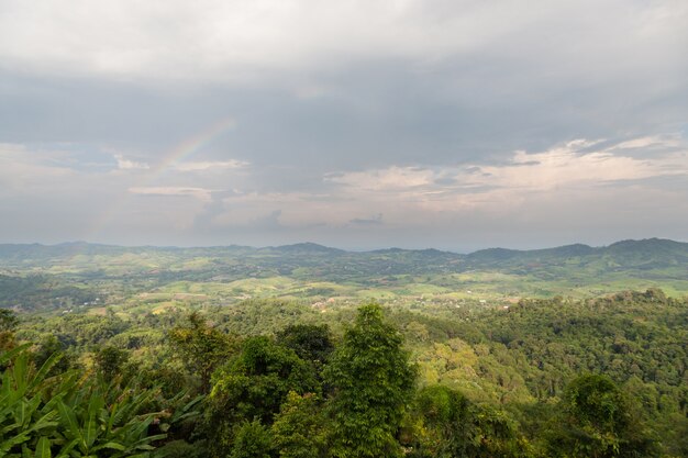 Zone agricole in montagna