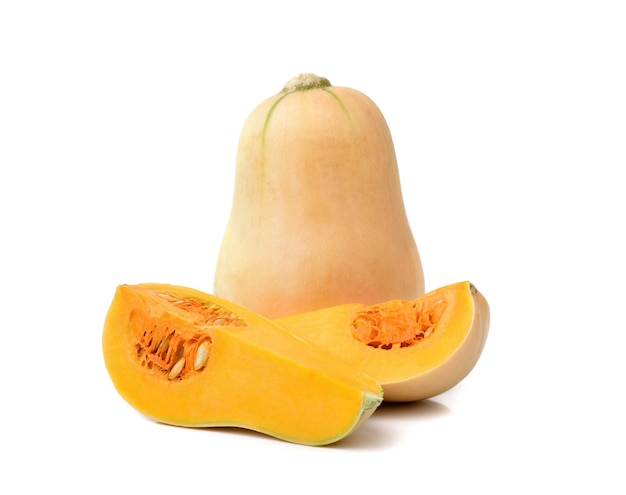 Zucca butternut fresca isolata