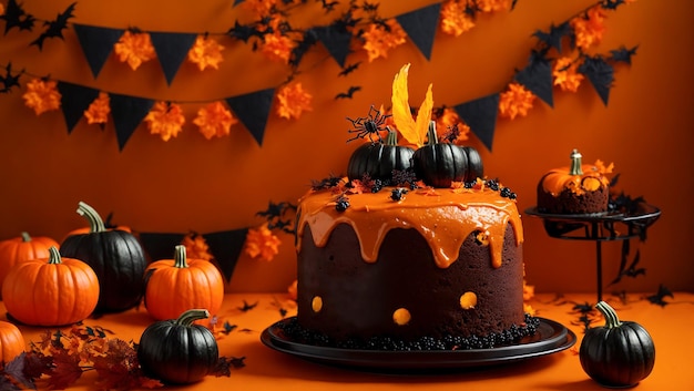 Zucca della torta di Halloween