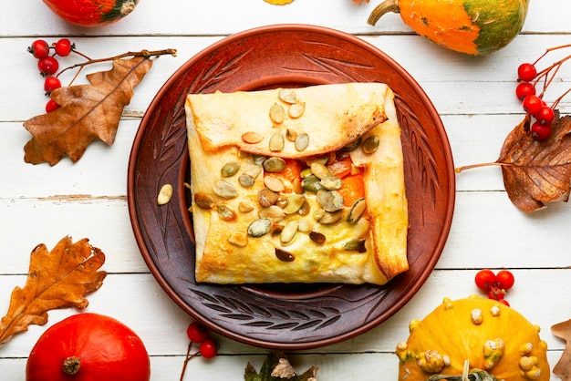 Zucca dolce al forno,cibo