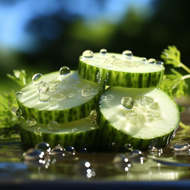 Zucchini verdi leggere e piatto di sedano Opzione fresca e nutriente