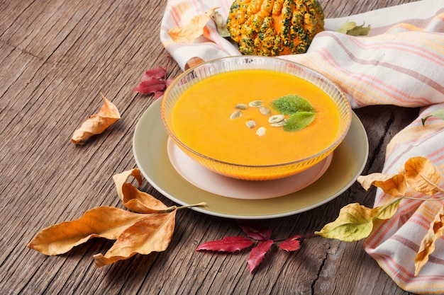 Zuppa autunnale di zucca