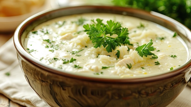 Zuppa di Avgolemono IA generativa