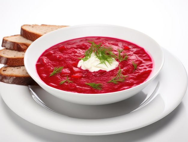 Zuppa di barbabietola ucraina borscht