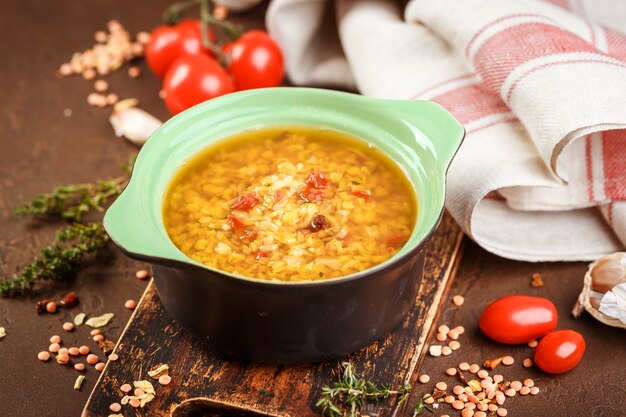 Zuppa di lenticchie - Masoor Dal o Dal Tadka Curry