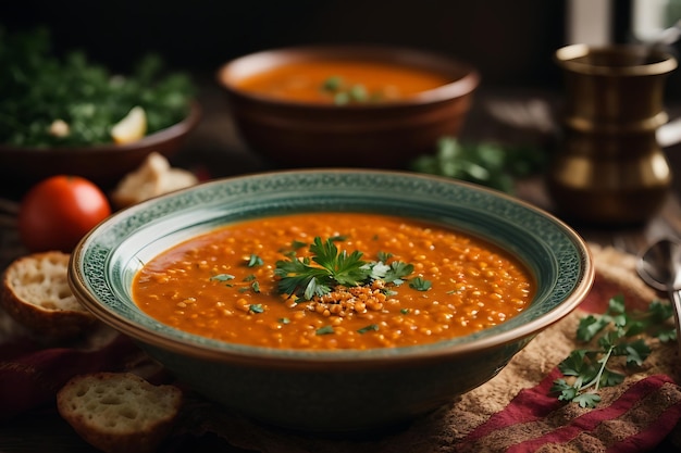 Zuppa di lenticchie rosse turca