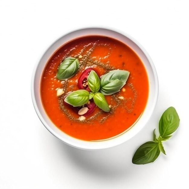 Zuppa di pomodoro con basilico Gazpacho