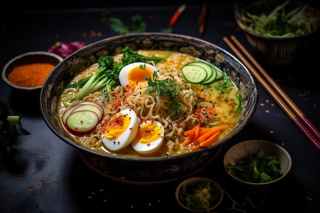 Zuppa di ramen giapponese