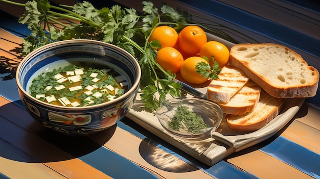 zuppa di verdure deliziosa gustosa e profumata