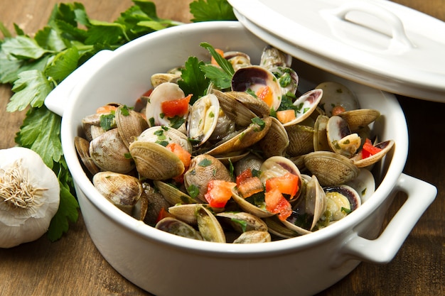 Zuppa di vongole deliziosa