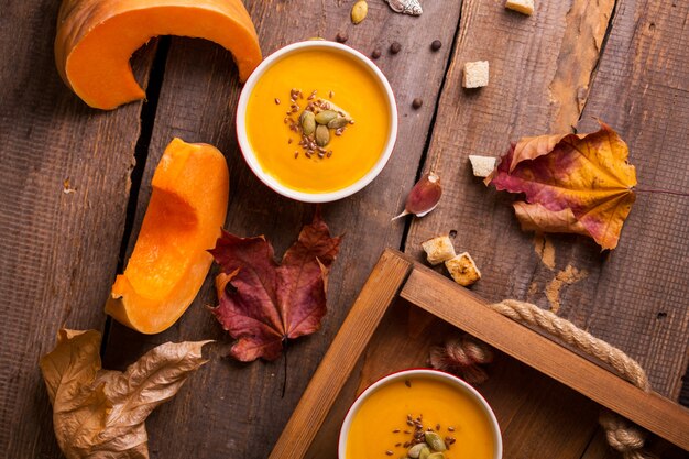 Zuppa di zucca golosa e salutare autunnale