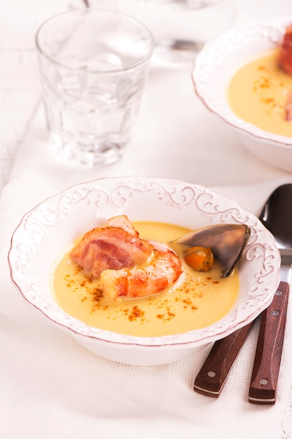 Zuppa di zuppa di crema deliziosa