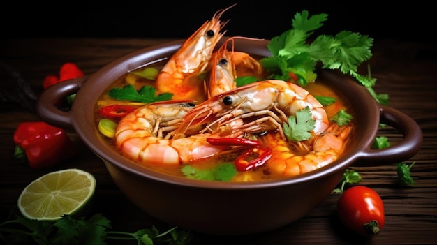 Zuppa Tom yum Cucina tailandese Mangiare sano Ricette Cucina nazionale