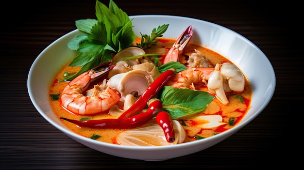 Zuppa Tom yum Cucina tailandese Mangiare sano Ricette Cucina nazionale