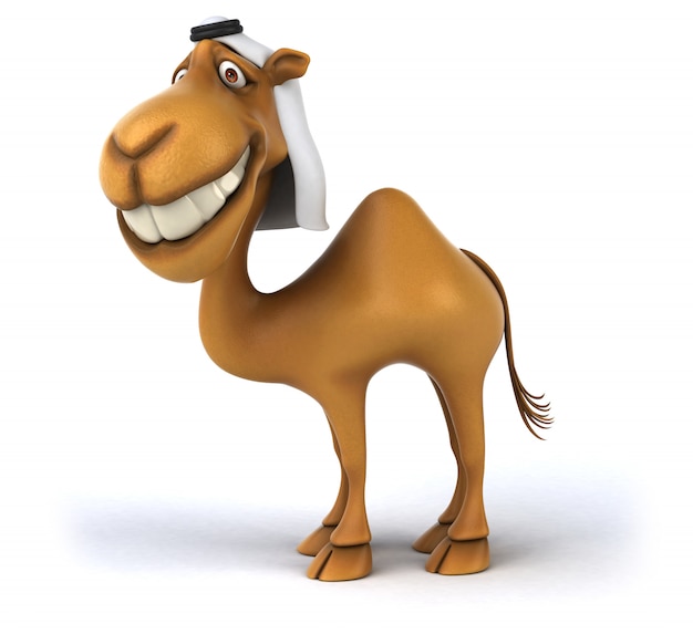 3D rendering of camel