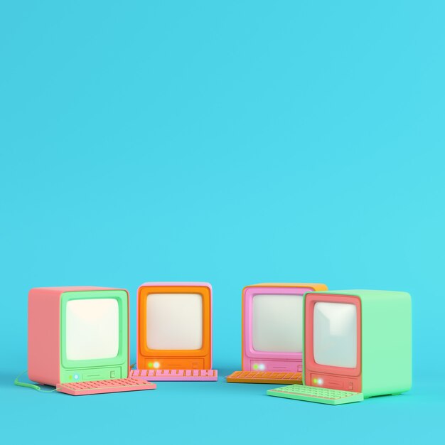 3d rendering retro computers