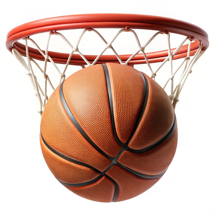 Fotografie a basketball that has the word basketball on it