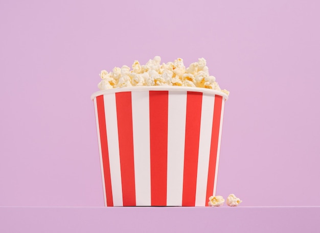 a big striped bucket of popcorn friendly weekend trip to the cinema