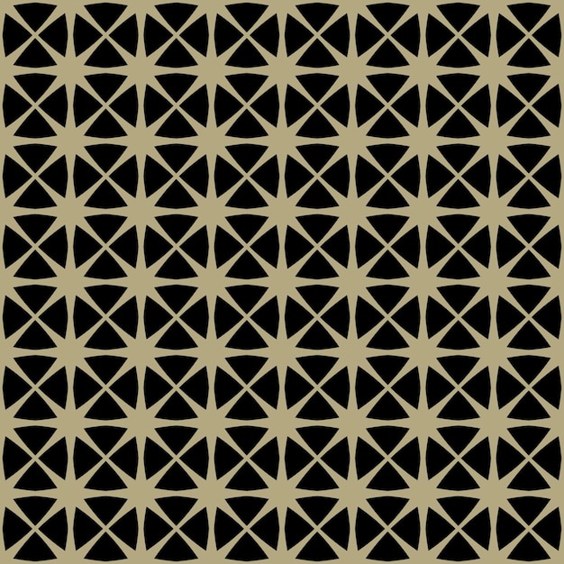 A black and gold pattern with the image of the sun and stars.