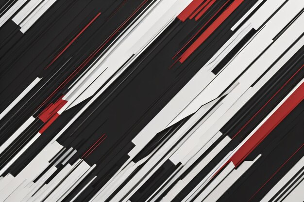 a black and white background with a red and white pattern beautiful background with generative ai