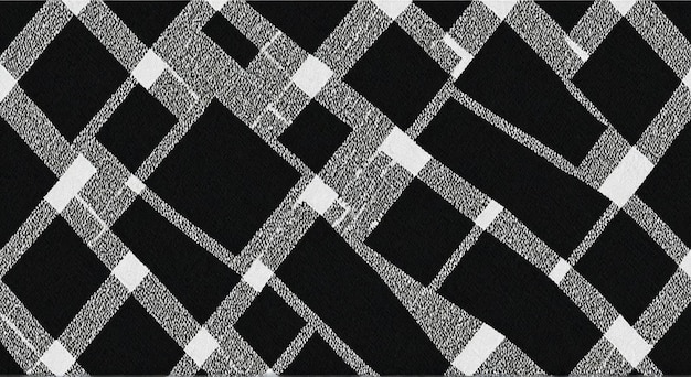 a black and white pattern with a white square on it