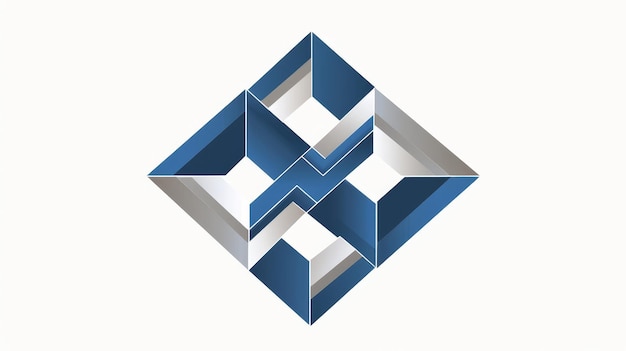 a blue cube with a blue design that says  the word  on it