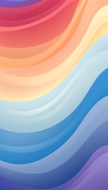 A colorful background with waves
