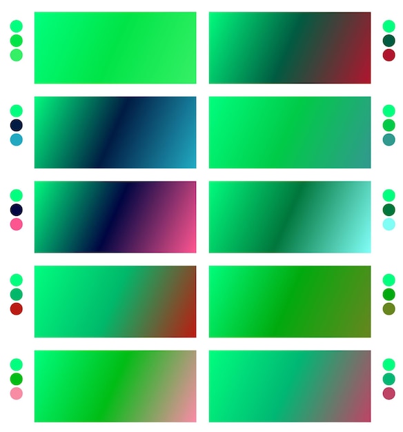 a colorful set of squares with different colors