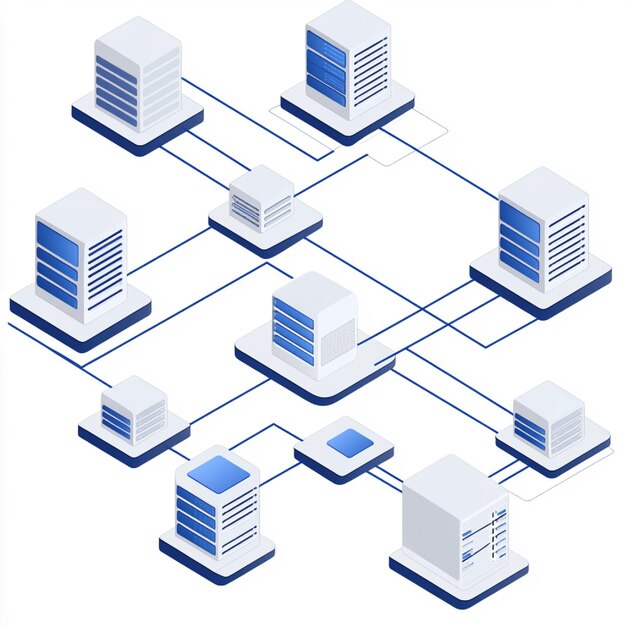 A diagram showing how reseller hosting allows for scaling and managing multiple hosting accounts