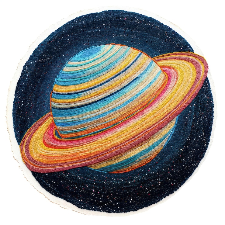 Fotografie a saturn creativity headwear painting